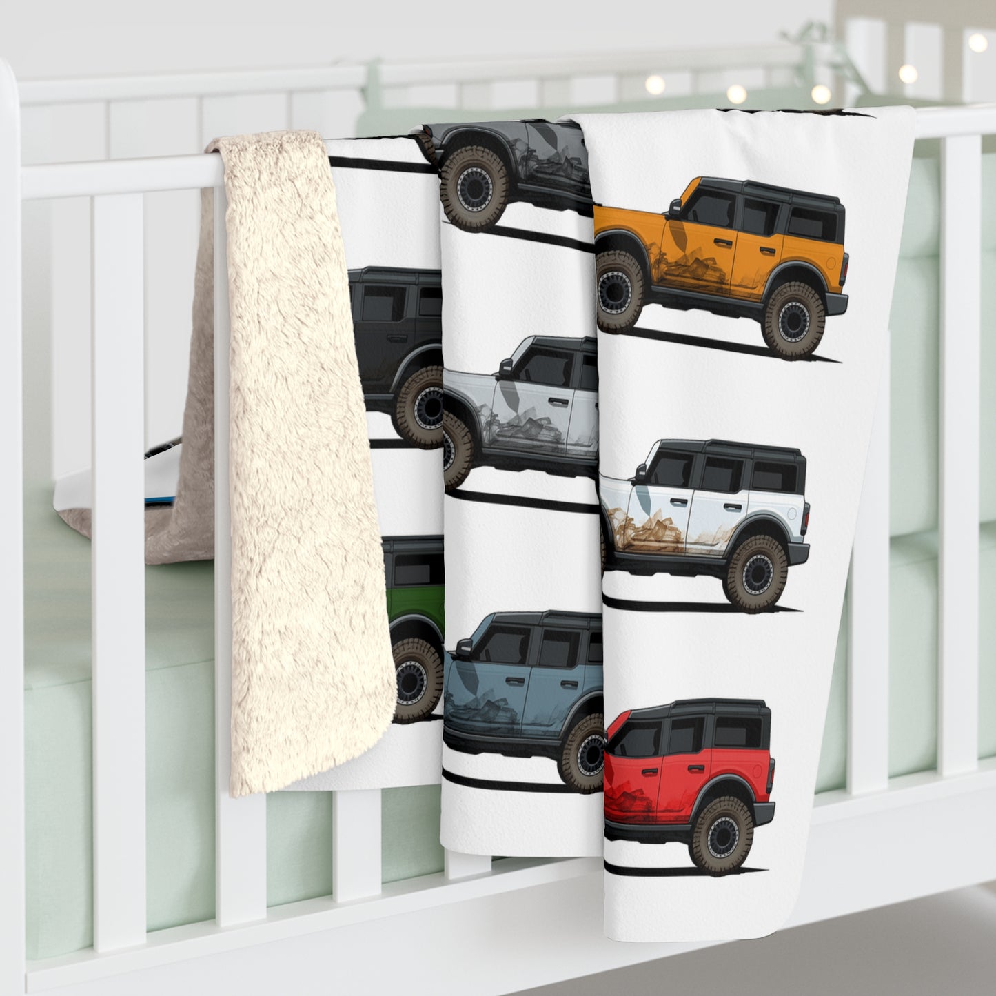 Ford Bronco Blanket Fleece Bronco Paint Colors