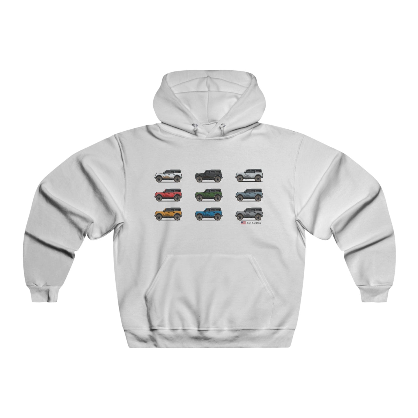 Ford Bronco Built in America - Bronco Colors - Men's NUBLEND® Hooded Sweatshirt