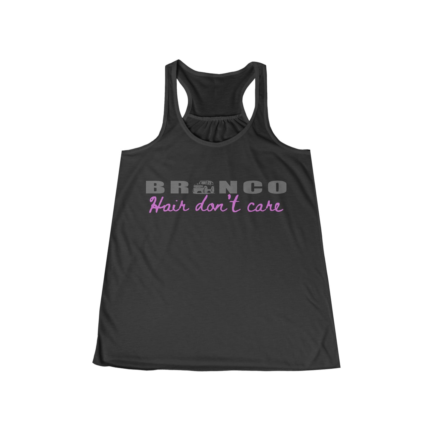 Ford Bronco Tank Top Womens Clothing - Bronco Hair Don't Care