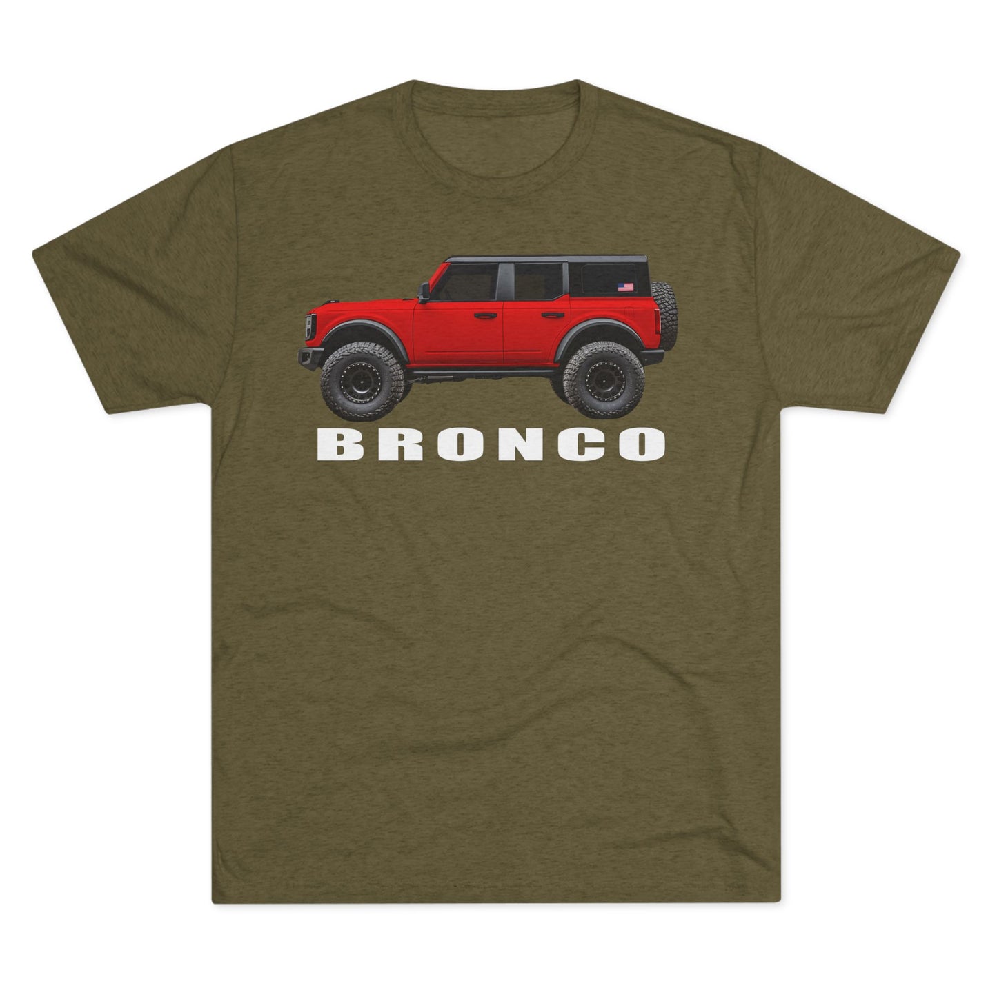 Ford Bronco Shirt, Bronco Paint Color, Race Red