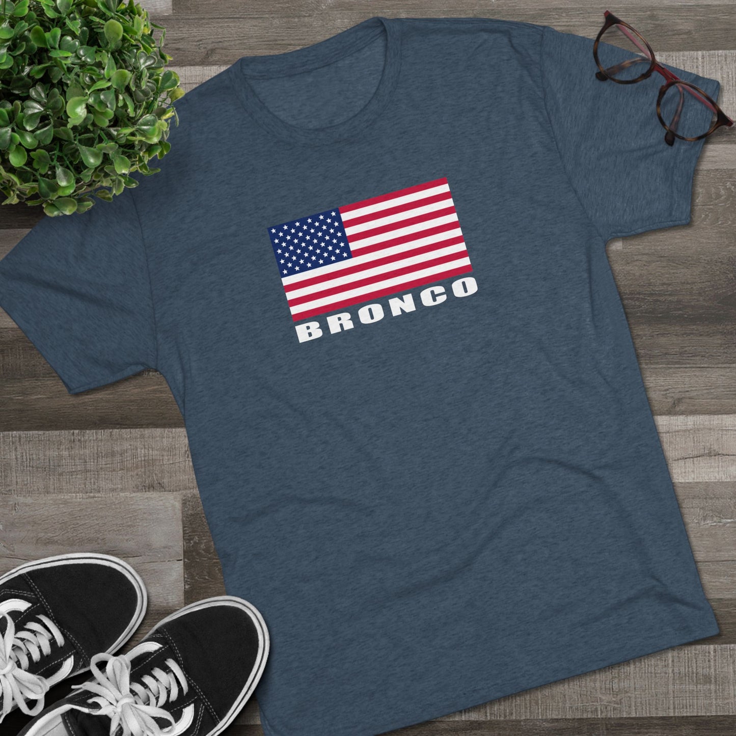 Ford Bronco Shirt American Flag