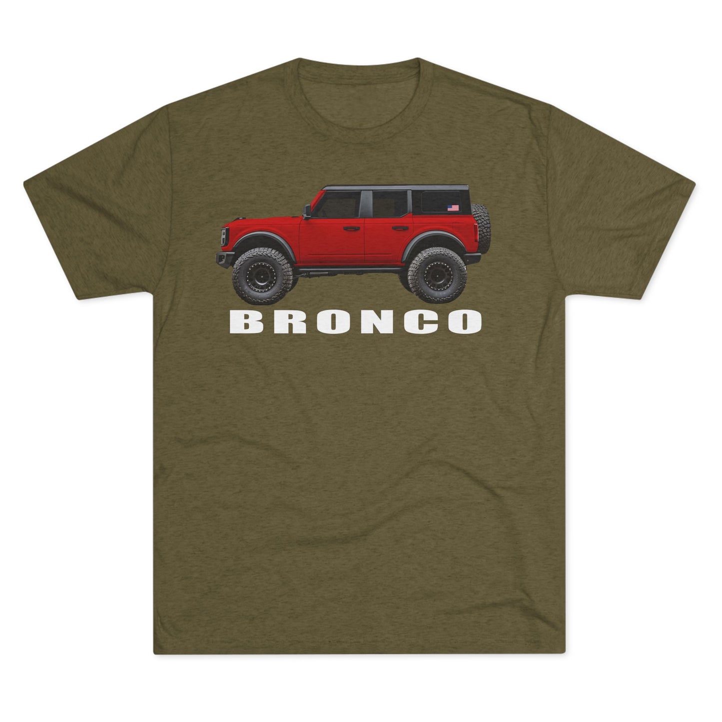 Ford Bronco Shirt, Bronco Paint Color, Hot Pepper Red