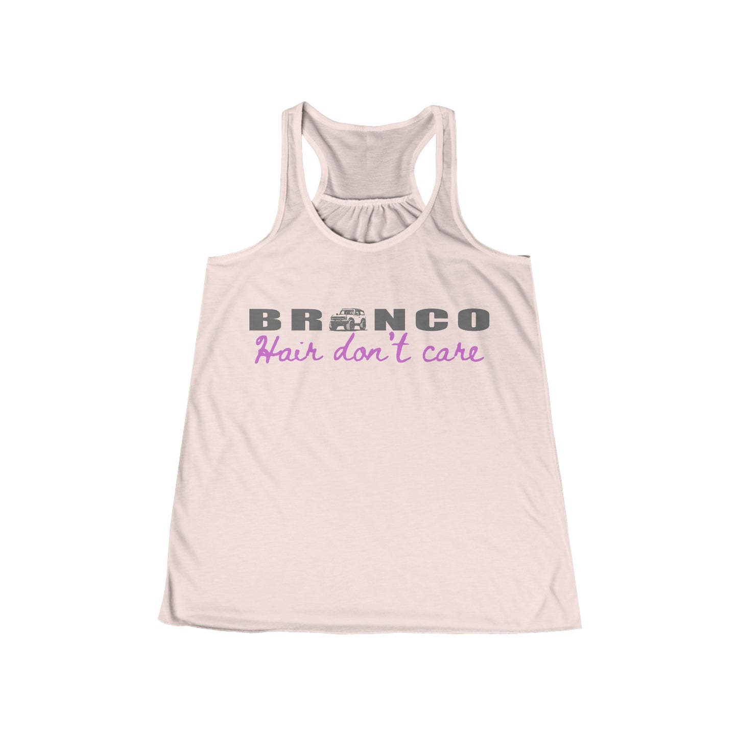 Ford Bronco Tank Top Womens Clothing - Bronco Hair Don't Care