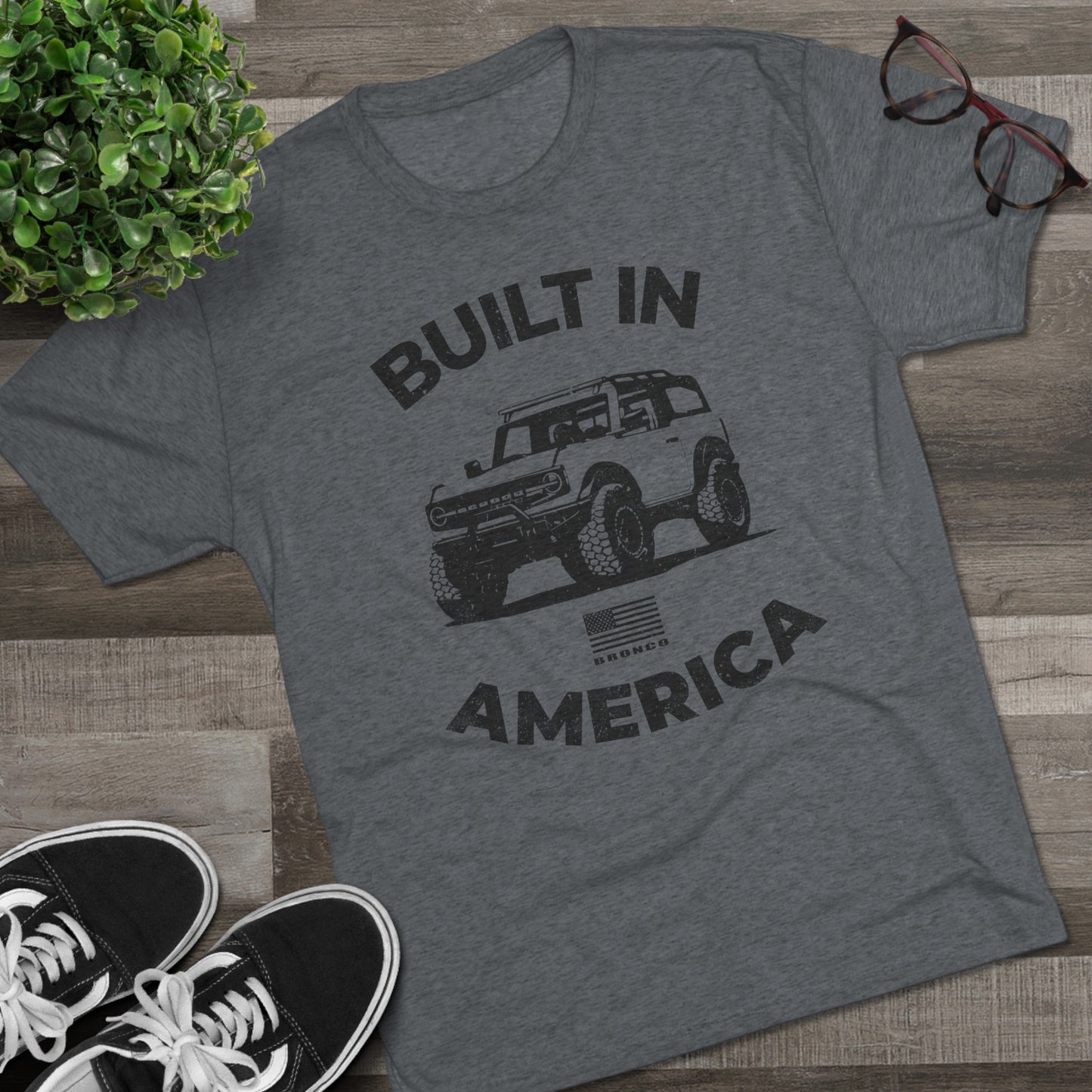 Ford Bronco Shirt Bronco Clothing - Built In America