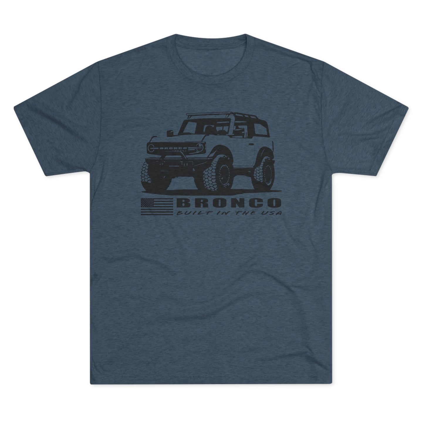 Ford Bronco Shirt Built In The USA Short Sleeve