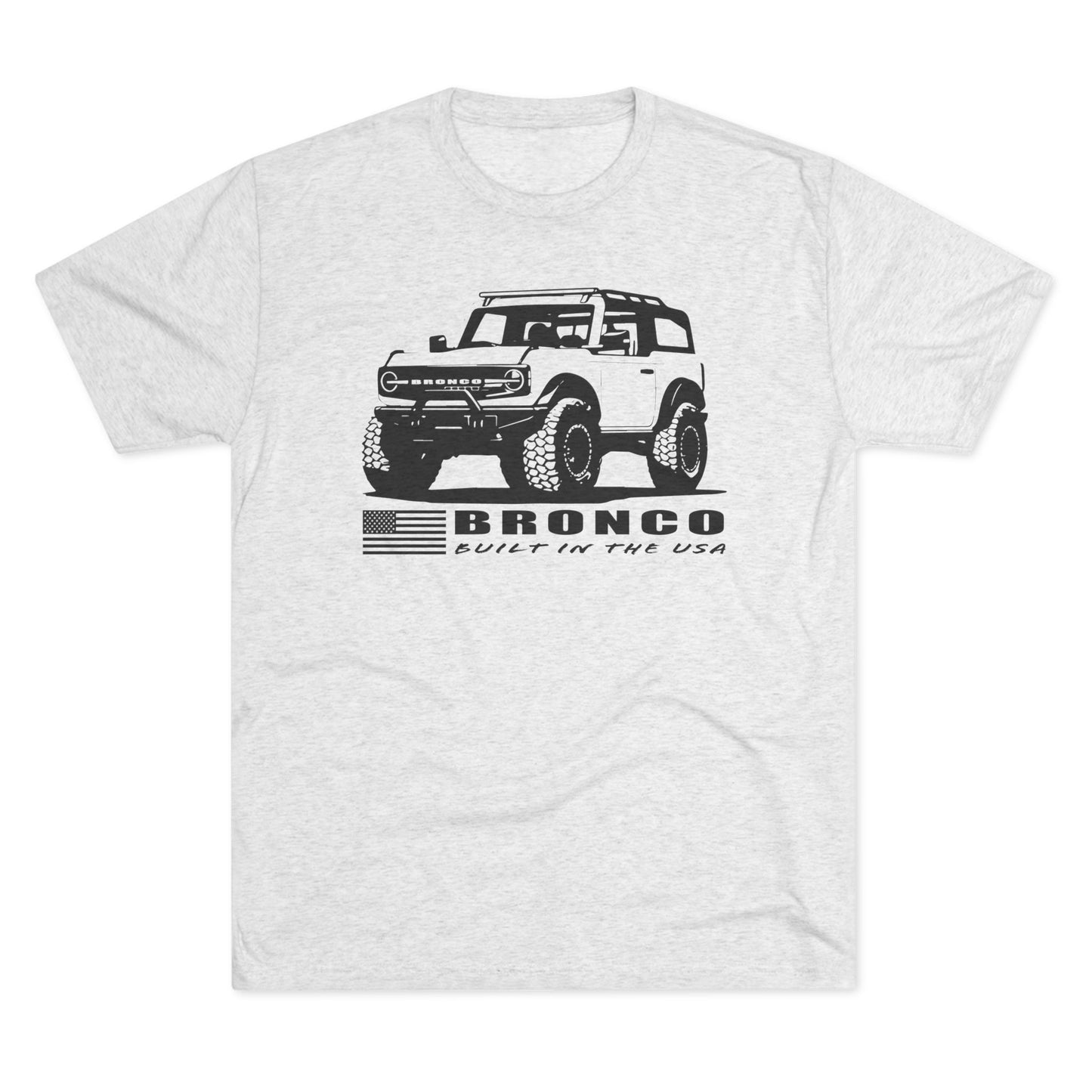 Ford Bronco Shirt Built In The USA Short Sleeve