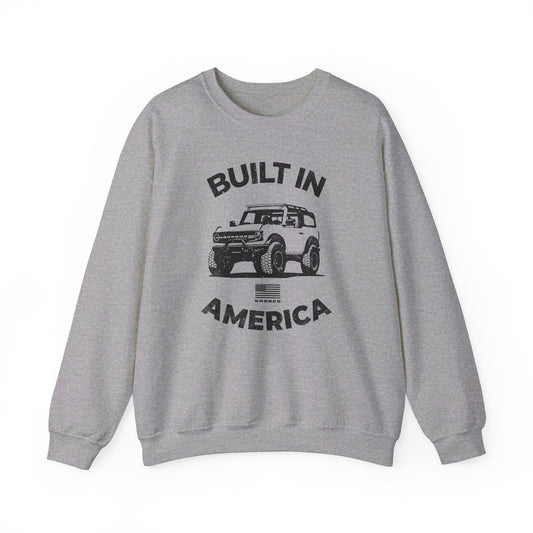 Ford Bronco Unisex Crewneck Sweatshirt - Built in America