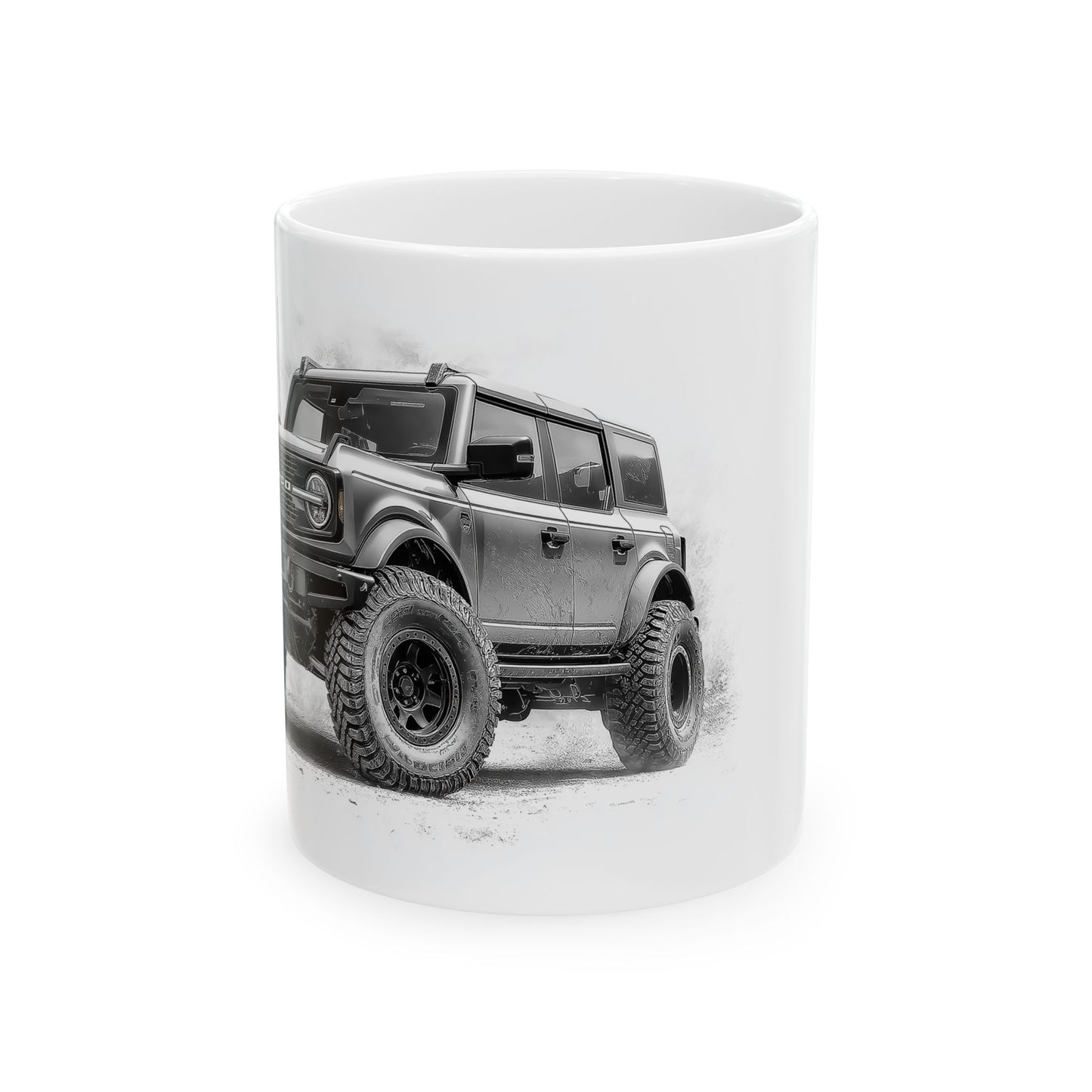 Ford Bronco Illustration Mug _ Ceramic Coffee Cup 11oz or 15oz