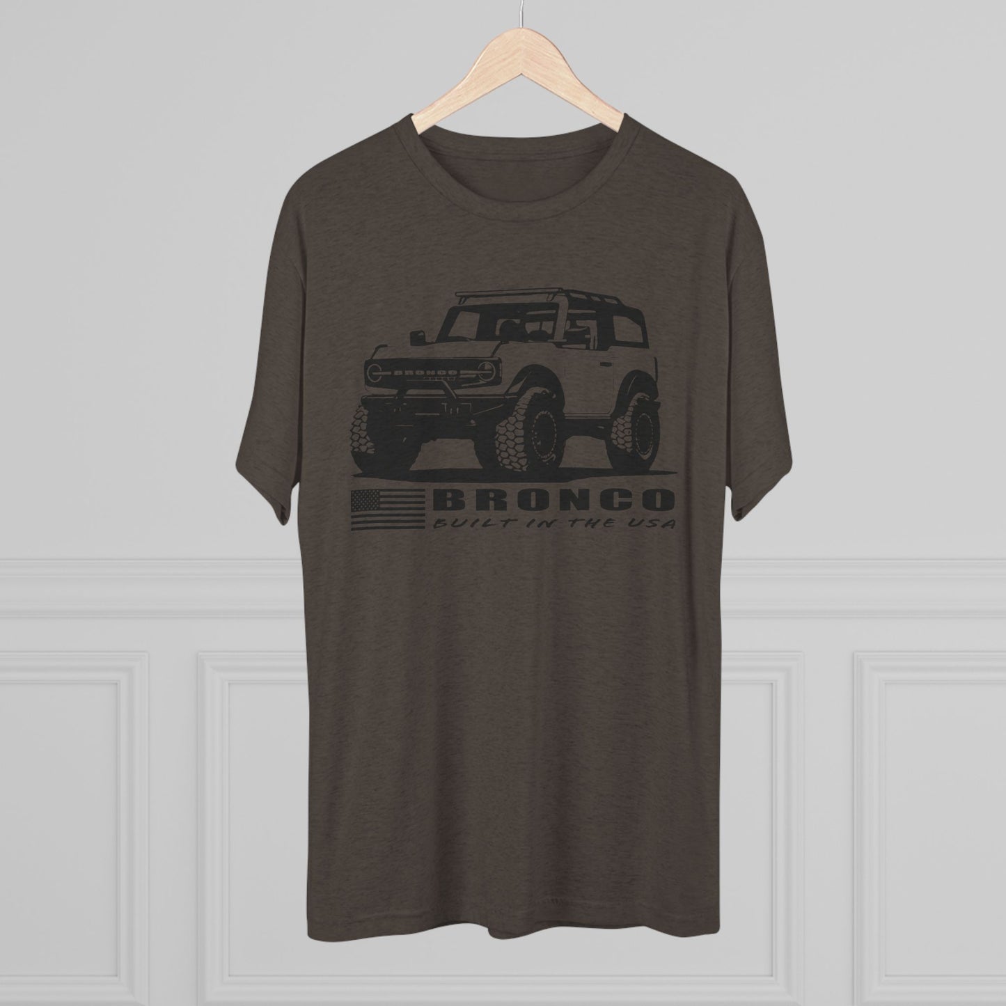Ford Bronco Shirt Built In The USA Short Sleeve