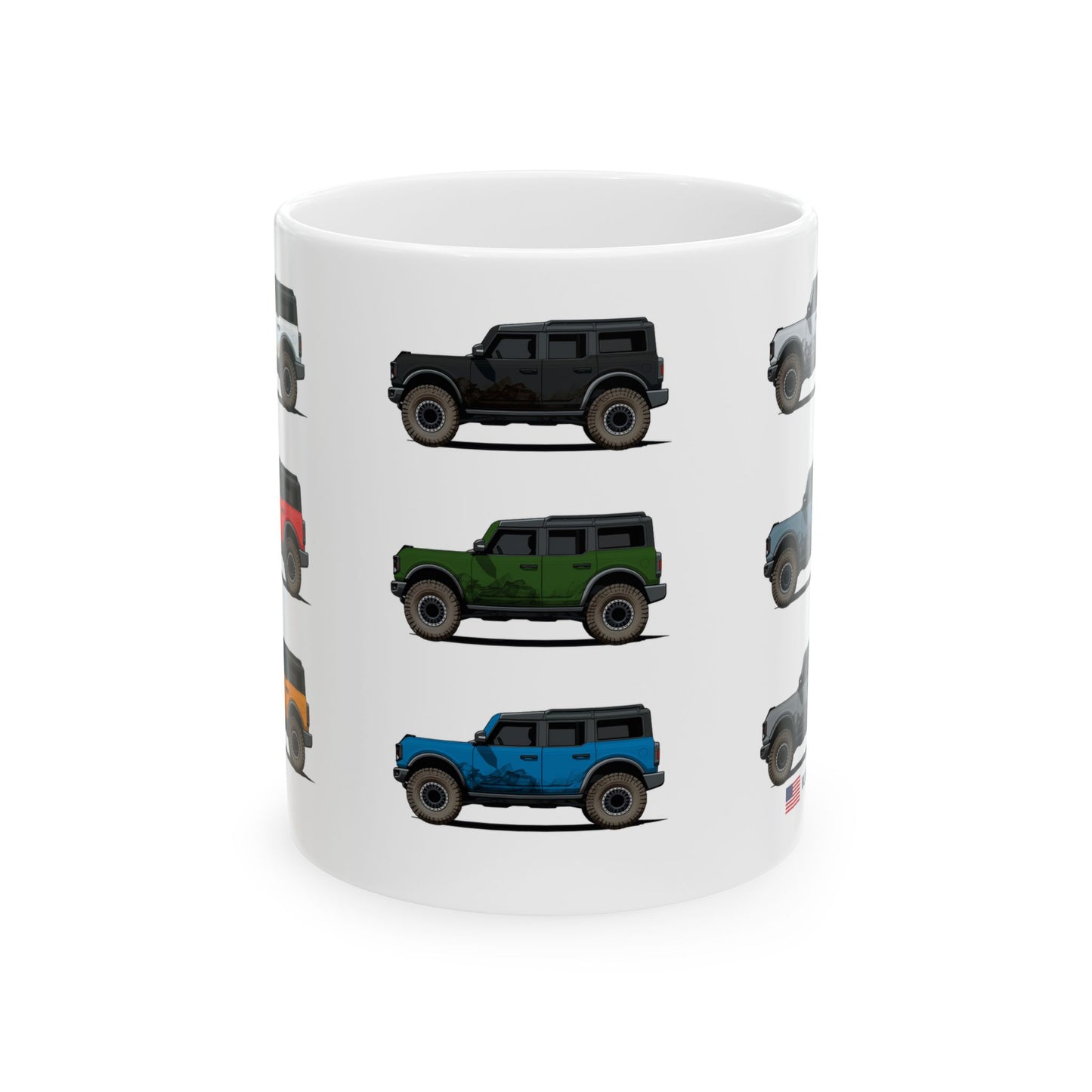 Ford Bronco Paint Colors - Ceramic Mug 11oz
