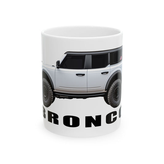 Ford Bronco | American flag _ Oxford White Paint Color