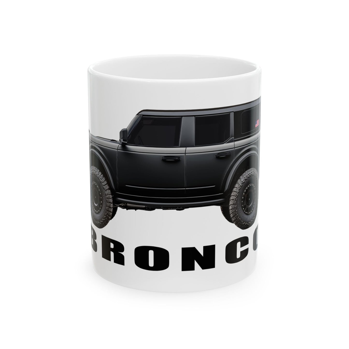 Ford Bronco | American flag _ Shadow Black Paint Color