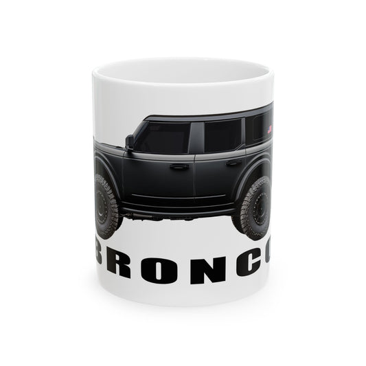 Ford Bronco | American flag _ Shadow Black Paint Color
