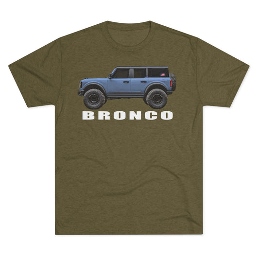 Ford Bronco Shirt, Bronco Paint Color, Azure Gray Metallic Tri Coat