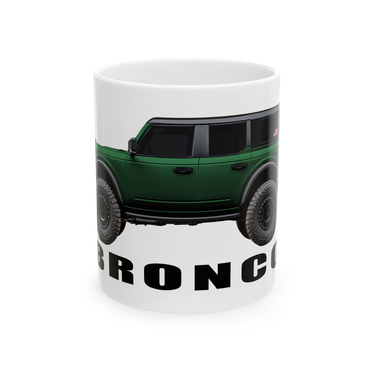 Ford Bronco | American flag _ Eruption Green Metallic Paint Color