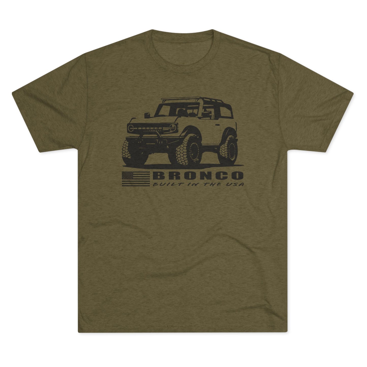 Ford Bronco Shirt Built In The USA Short Sleeve