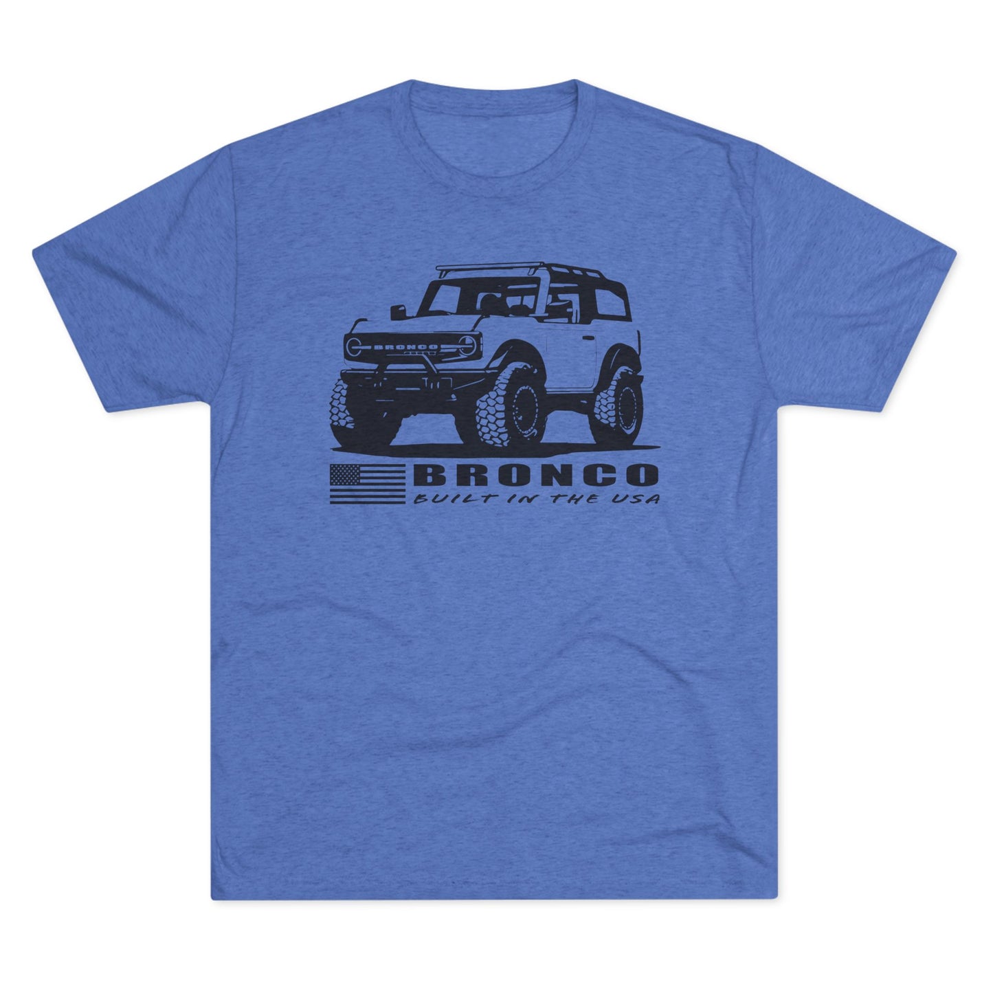 Ford Bronco Shirt Built In The USA Short Sleeve