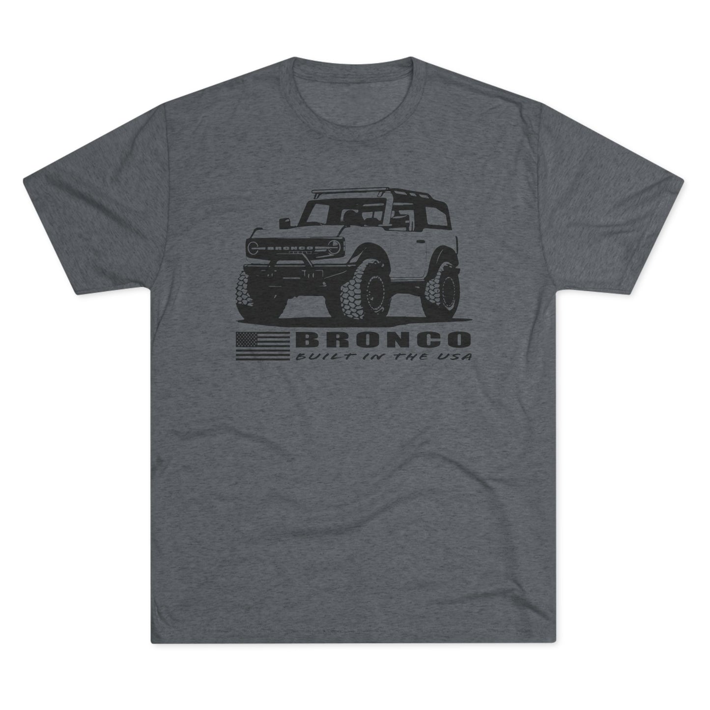 Ford Bronco Shirt Built In The USA Short Sleeve