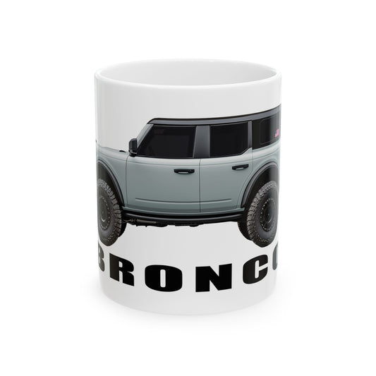 Ford Bronco | American flag _ Cactus Gray Paint Color