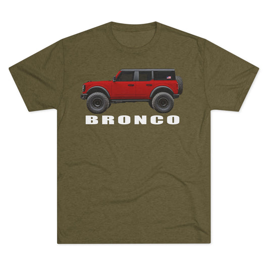 Ford Bronco Shirt, Bronco Paint Color, Hot Pepper Red