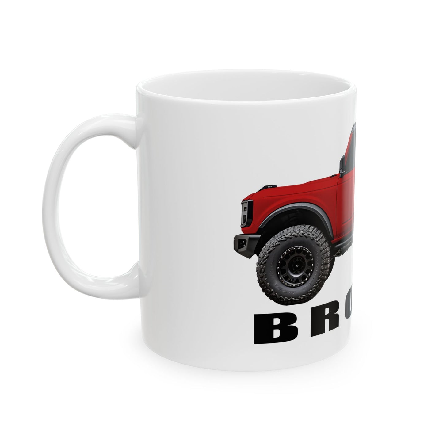Ford Bronco | American flag _ Hot Pepper red Paint Color