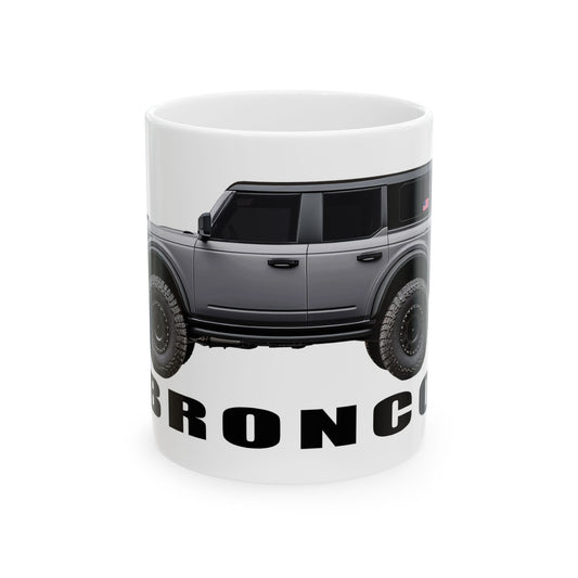 Ford Bronco | American flag _ Silver Metallic Paint Color