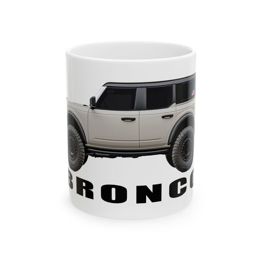 Ford Bronco | American flag _ Desert Sand Paint Color